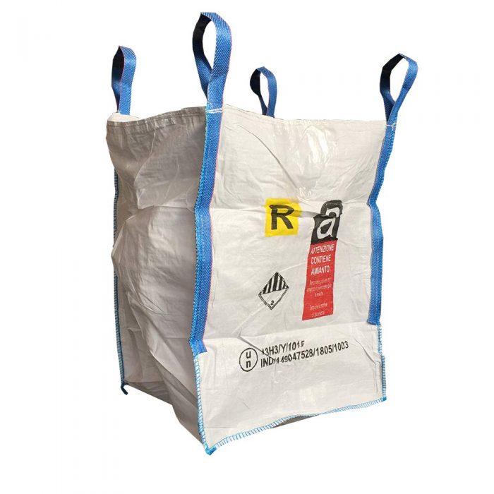 FERRPACK Big Bags 10 PZ X Sacconi Omologati ONU R AMIANTO Mis